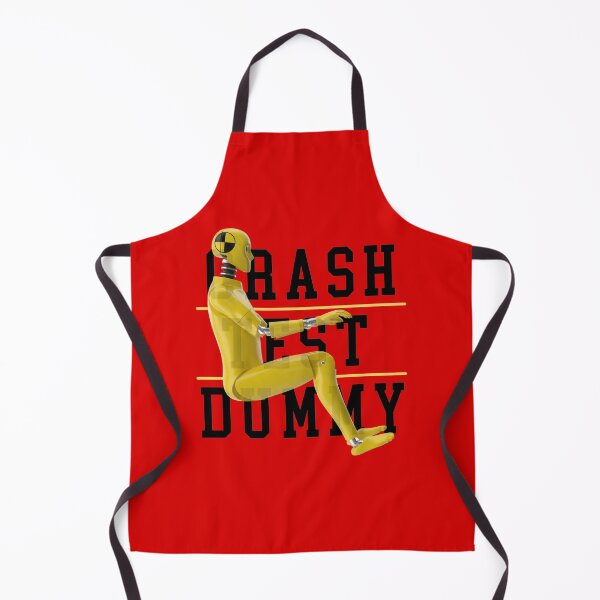 Item preview, Crash Test Dummy Yellow Crash Test Man Facing Side Way With Yellow Text As Background designed and sold by activlifewear.