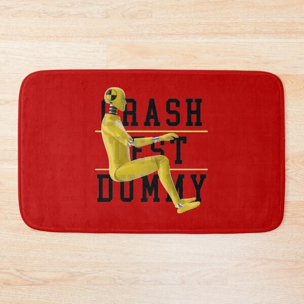 Item preview, Crash Test Dummy Yellow Crash Test Man Facing Side Way With Yellow Text As Background designed and sold by activlifewear.