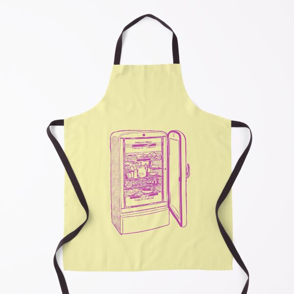 Item preview, Vintage fridge illustration designed and sold by pinkyfish1010.