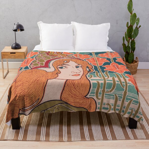 Item preview, L'Estampe Moderne_ Jane (1898) by Louis Rhead designed and sold by BossyCatHome.