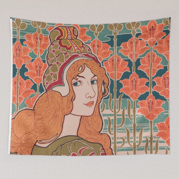 Aperçu de l'œuvre L'Estampe Moderne_ Jane (1898) de Louis Rhead créée et vendue par BossyCatHome.