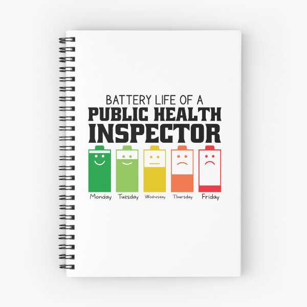 Item preview, Battery Life Of A Public Health Inspector designed and sold by wittyshop.
