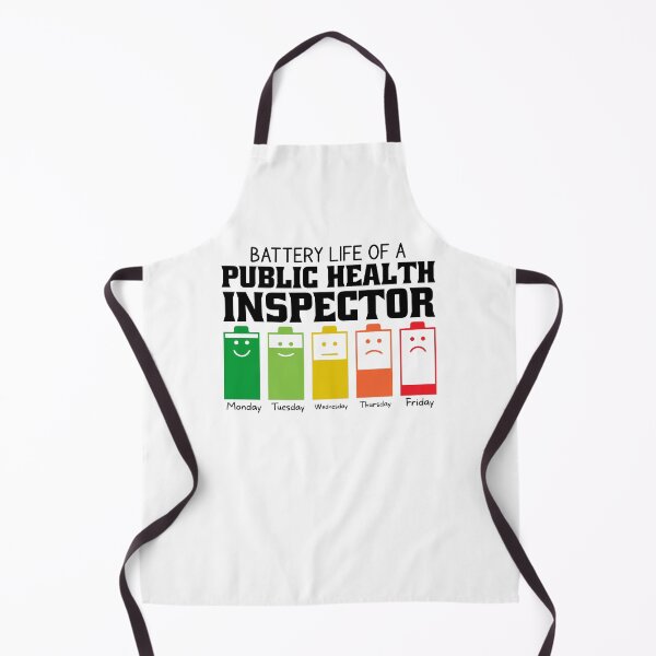 Item preview, Battery Life Of A Public Health Inspector designed and sold by wittyshop.