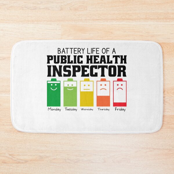 Item preview, Battery Life Of A Public Health Inspector designed and sold by wittyshop.