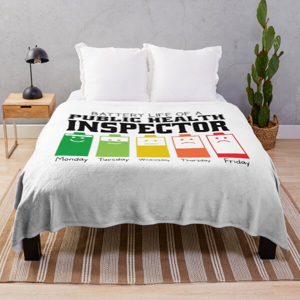 Item preview, Battery Life Of A Public Health Inspector designed and sold by wittyshop.