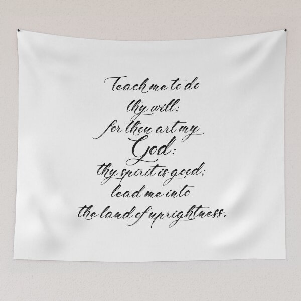 Item preview, Psalms 143:10 Scripture designed and sold by kimberpix.