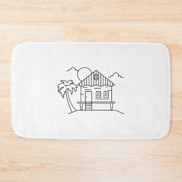 Item preview, Beachhouse Line Art designed and sold by SundownDesigns.