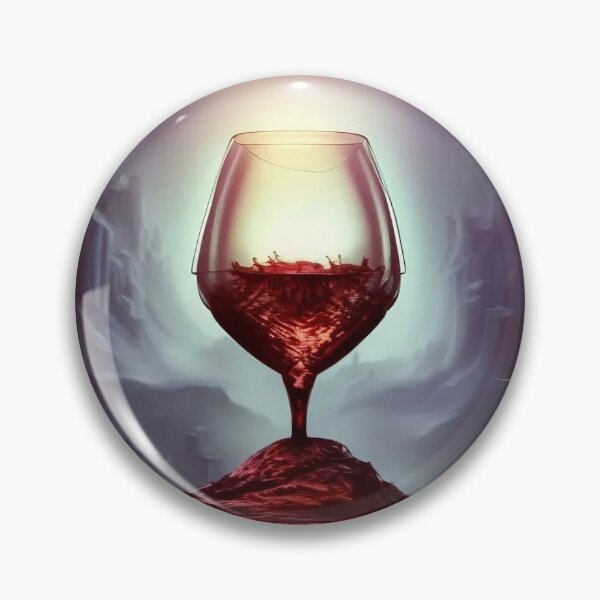 Item preview, Blood Red Wine designed and sold by UglyAIArtwork.