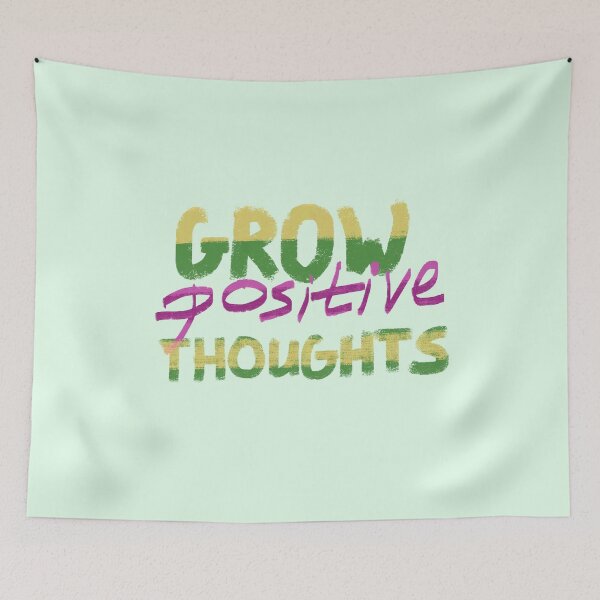 Item preview, Grow positive thoughts designed and sold by pinkyfish1010.