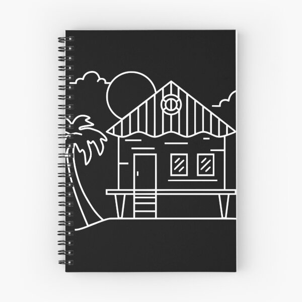 Item preview, Beachhouse Line Art White designed and sold by SundownDesigns.