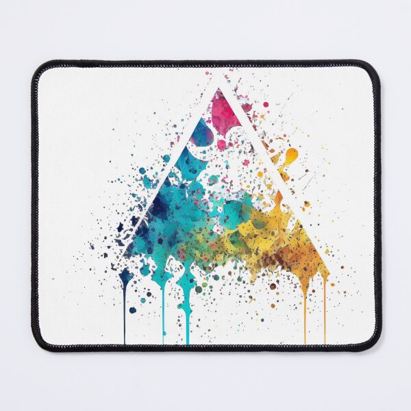 Item preview, Triangle Color Mix Fun Design Triangle designed and sold by ArtfulAmbitions.