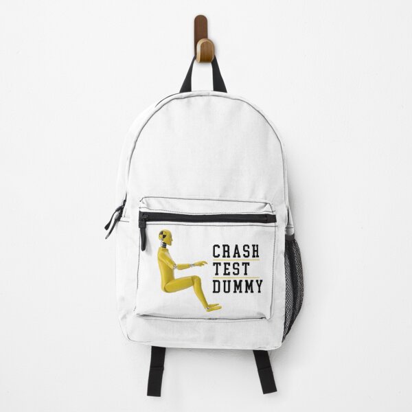 Item preview, Crash Test Dummy Yellow Crash Test Man Facing Side Way With White Text At Side designed and sold by activlifewear.