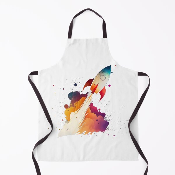 Item preview, Rocket to the Moon Colors designed and sold by ArtfulAmbitions.