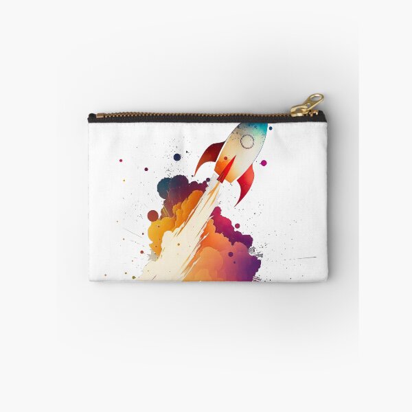Item preview, Rocket to the Moon Colors designed and sold by ArtfulAmbitions.