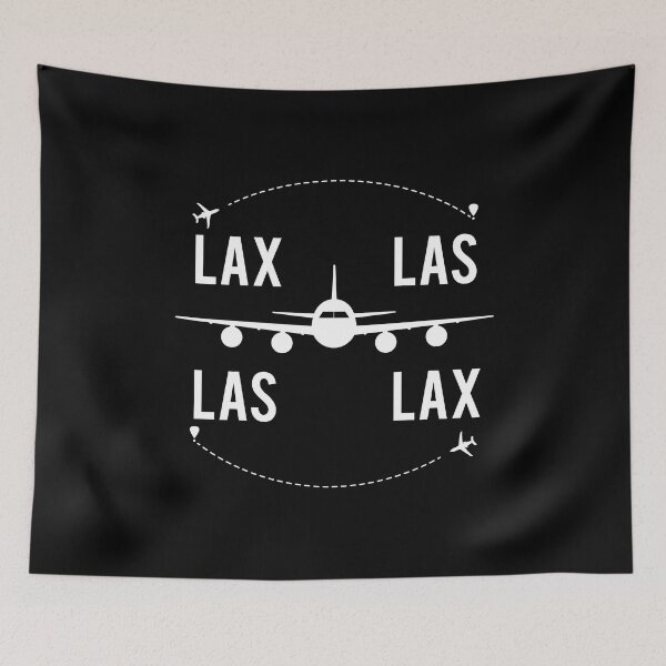 Item preview, LAX to LAS Airplane Travel Los Angeles to Las Vegas Airplane Flight designed and sold by VegasTravelShop.