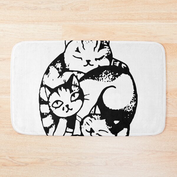 Item preview, Kawaii Cat Pile - funny cats designed and sold by Artocity99.