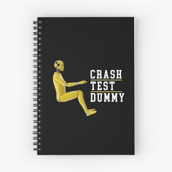 Item preview, Crash Test Dummy Yellow Crash Test Man Facing Side Way With White Text At Side designed and sold by activlifewear.