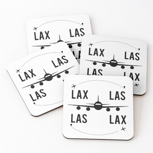 Item preview, LAX to LAS Airplane Travel Los Angeles to Las Vegas Airplane Flight designed and sold by VegasTravelShop.