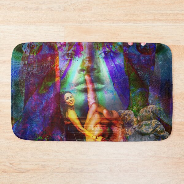 Item preview, "Shhhhh" Digital Collage Art designed and sold by Raven’s Wing Studio.