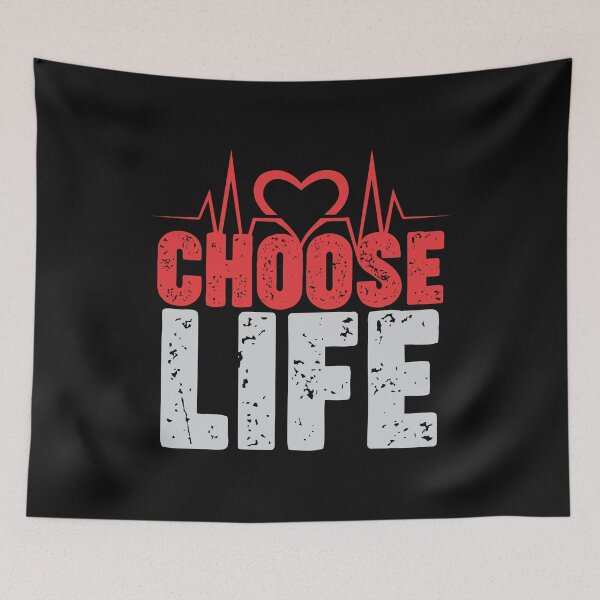 Item preview, CHOOSE LIFE designed and sold by Incpapers.
