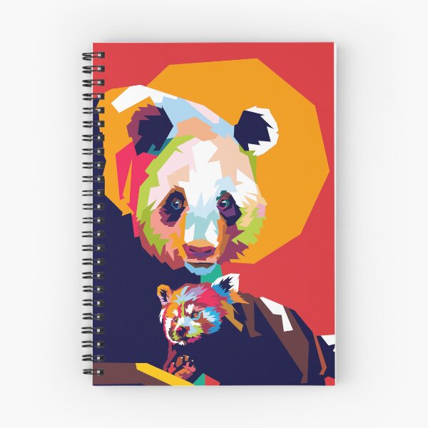 Item preview, Panda And Red Panda Pop Art designed and sold by Ekira Pop Pixel.