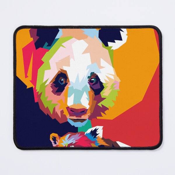 Item preview, Panda And Red Panda Pop Art designed and sold by Ekira Pop Pixel.
