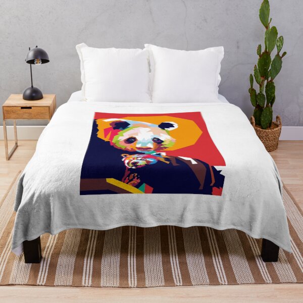 Item preview, Panda And Red Panda Pop Art designed and sold by Ekira Pop Pixel.