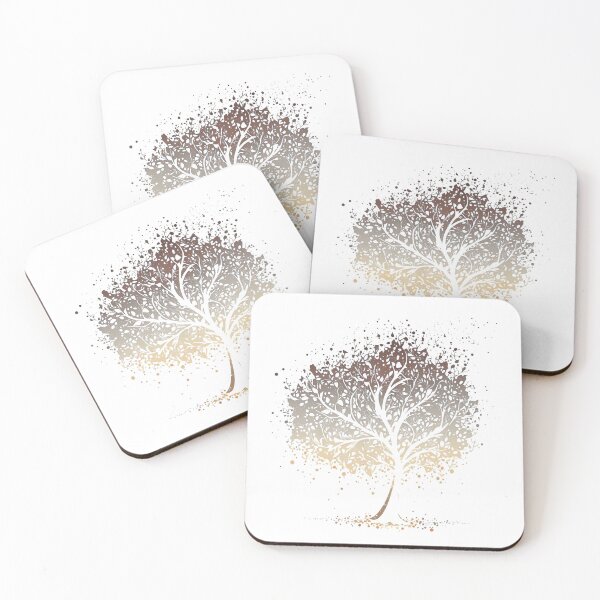 Item preview, Dark Brown Gold Tree Leaves Fall Autumn designed and sold by ArtfulAmbitions.