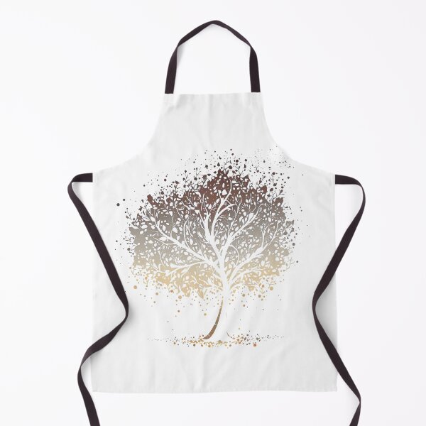 Item preview, Dark Brown Gold Tree Leaves Fall Autumn designed and sold by ArtfulAmbitions.