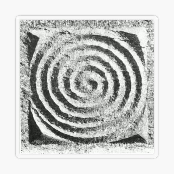 Spiral: Oldest Symbol in the World  Transparent Sticker