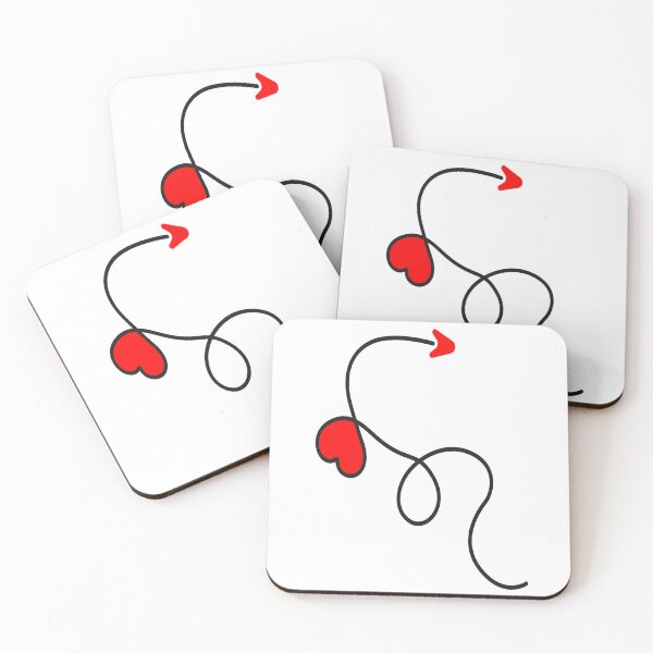 Item preview, Hand Drawn Squiggly Arrow Lines & Heart patterns designed and sold by Tamas Das.