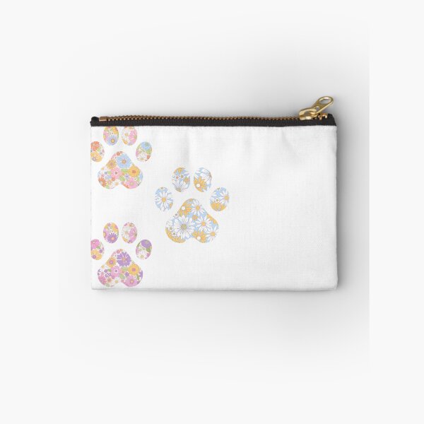 Item preview, Retro Floral Paw Print Trio designed and sold by annmariestowe.