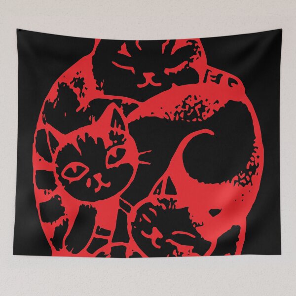 Item preview, Kawaii Cat Pile - funny cats designed and sold by Artocity99.