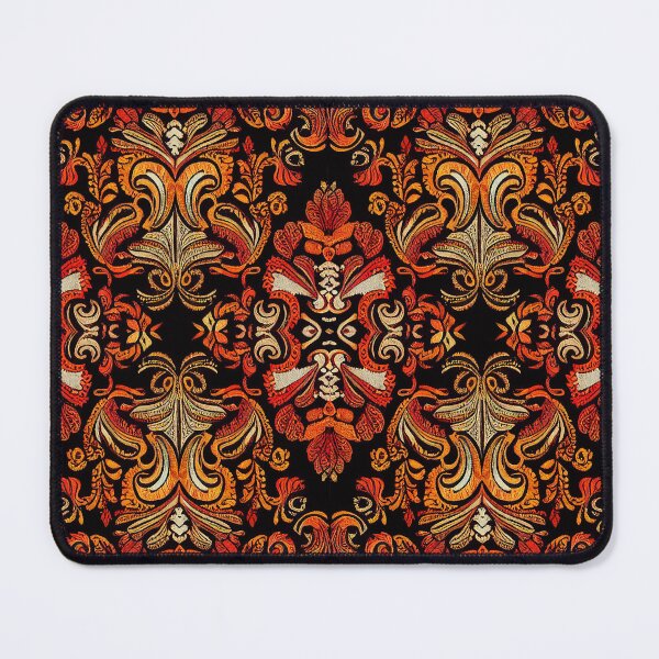 Item preview, Balinese red dragon wayang Batik pattern designed and sold by AstraNovaStudio.