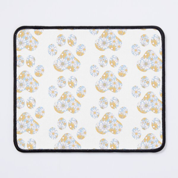 Item preview, 1970s Blue Floral Paw Print designed and sold by annmariestowe.