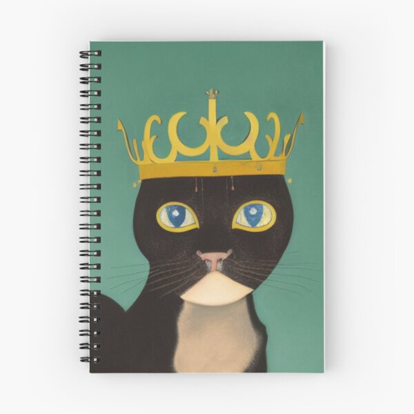 Aperçu de l'œuvre chat dans une couronne créée et vendue par Uartists.