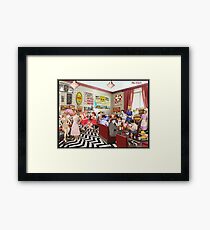 The Diner Framed Print