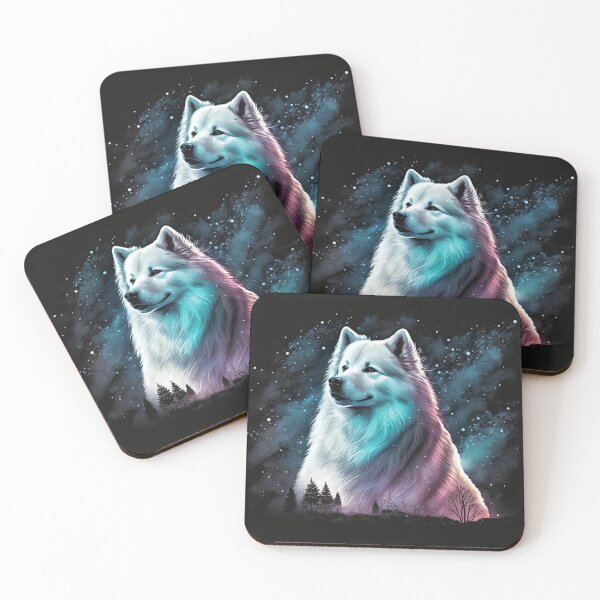Item preview, Cosmic Samoyed designed and sold by Nocturne  Paws.