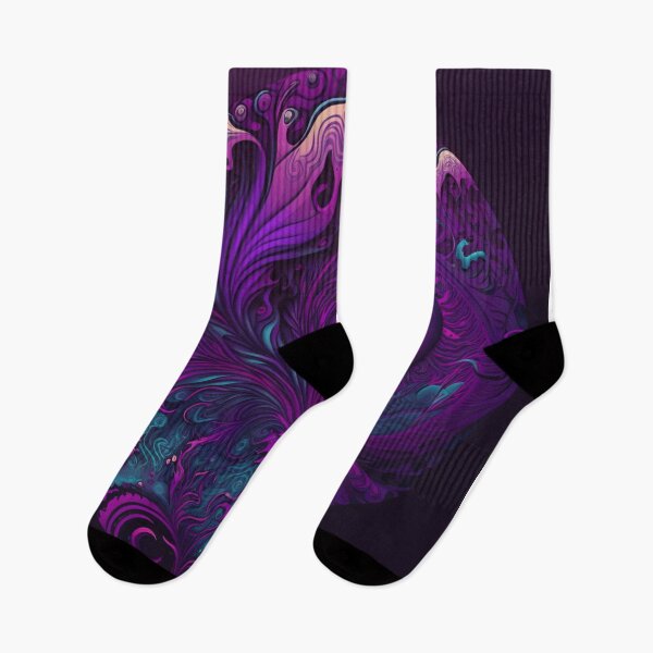 Item preview, Purple, Abstract Art in Psychedelic Colors designed and sold by WindCreation.
