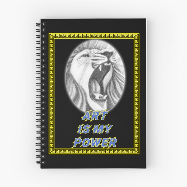 Item preview, 'Art is My Power' Lion Roar - Artist Inspirational Quotes designed and sold by Ridiculam Toga.