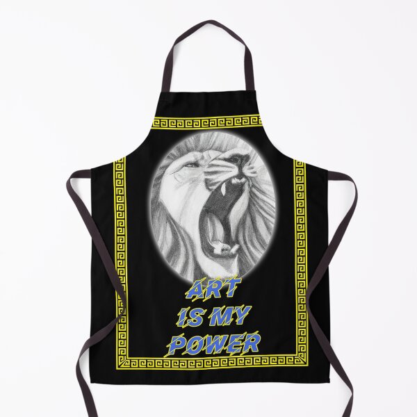 Item preview, 'Art is My Power' Lion Roar - Artist Inspirational Quotes designed and sold by Ridiculam Toga.