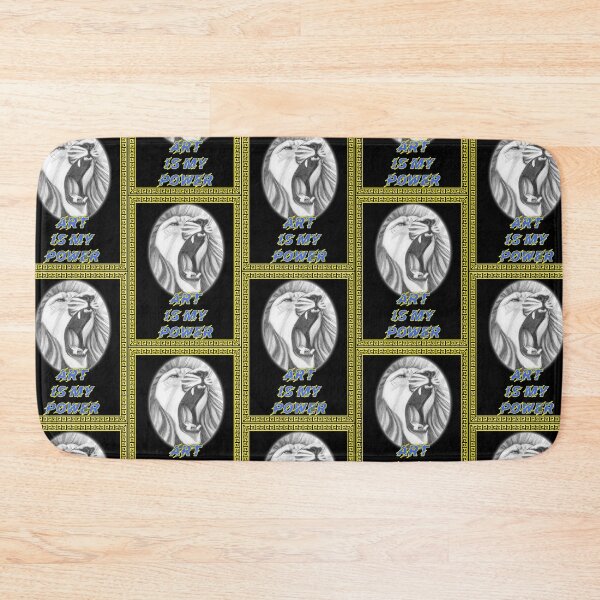 Item preview, 'Art is My Power' Lion Roar - Artist Inspirational Quotes designed and sold by Ridiculam Toga.
