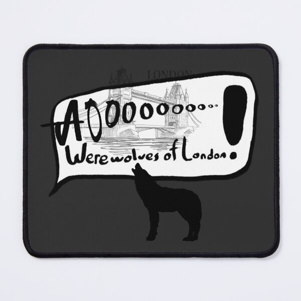 Item preview, Werewolves of London - Warren Zevon - Wolf Howl designed and sold by Corinne Alexa Jackson.