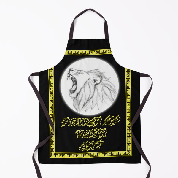 Item preview, 'Power Up Your Art' Roaring Lion - Artist Inspirational Quotes designed and sold by Ridiculam Toga.