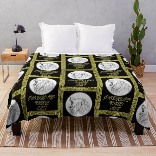 Item preview, 'Power Up Your Art' Roaring Lion - Artist Inspirational Quotes designed and sold by Ridiculam Toga.