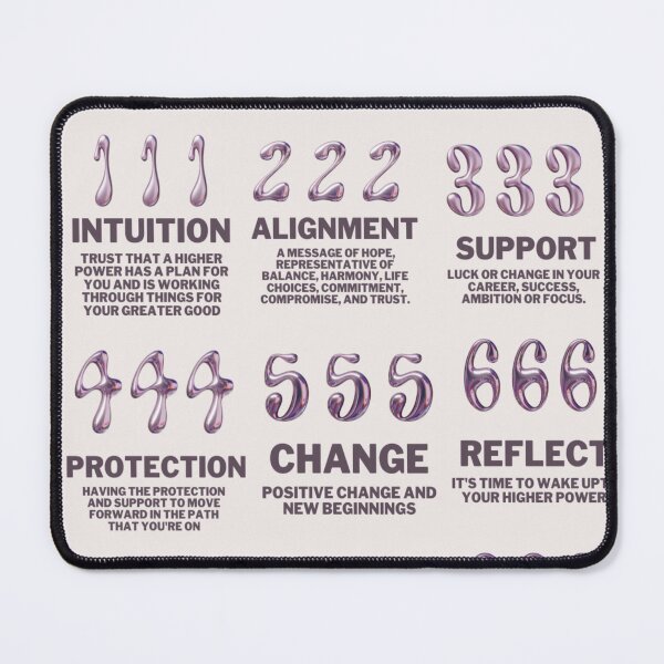 Item preview, ANGEL NUMBER CHART designed and sold by DiscoVibes.