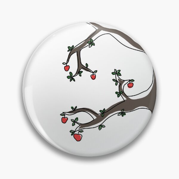 Item preview, Minimalist apple tree designed and sold by anycolorart.