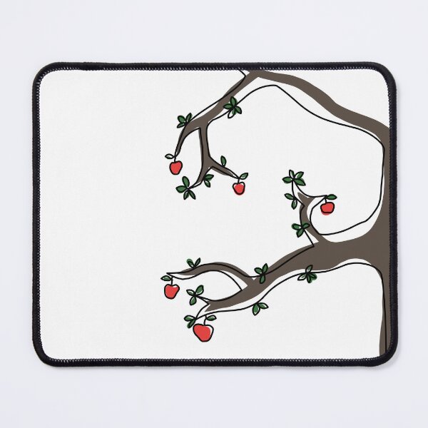 Item preview, Minimalist apple tree designed and sold by anycolorart.