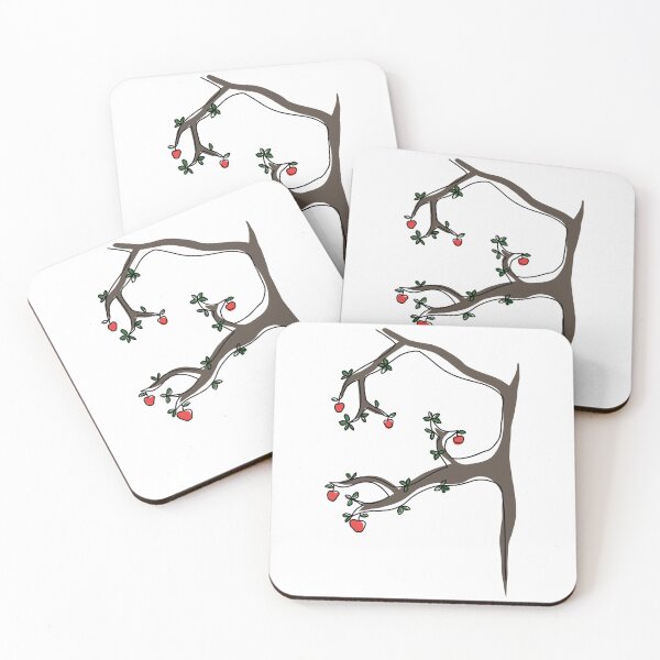 Item preview, Minimalist apple tree designed and sold by anycolorart.