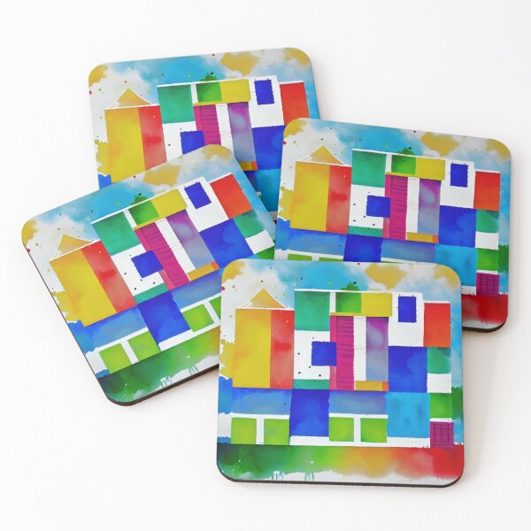 Item preview, Happy nursery wall art. designed and sold by imagynationwork.